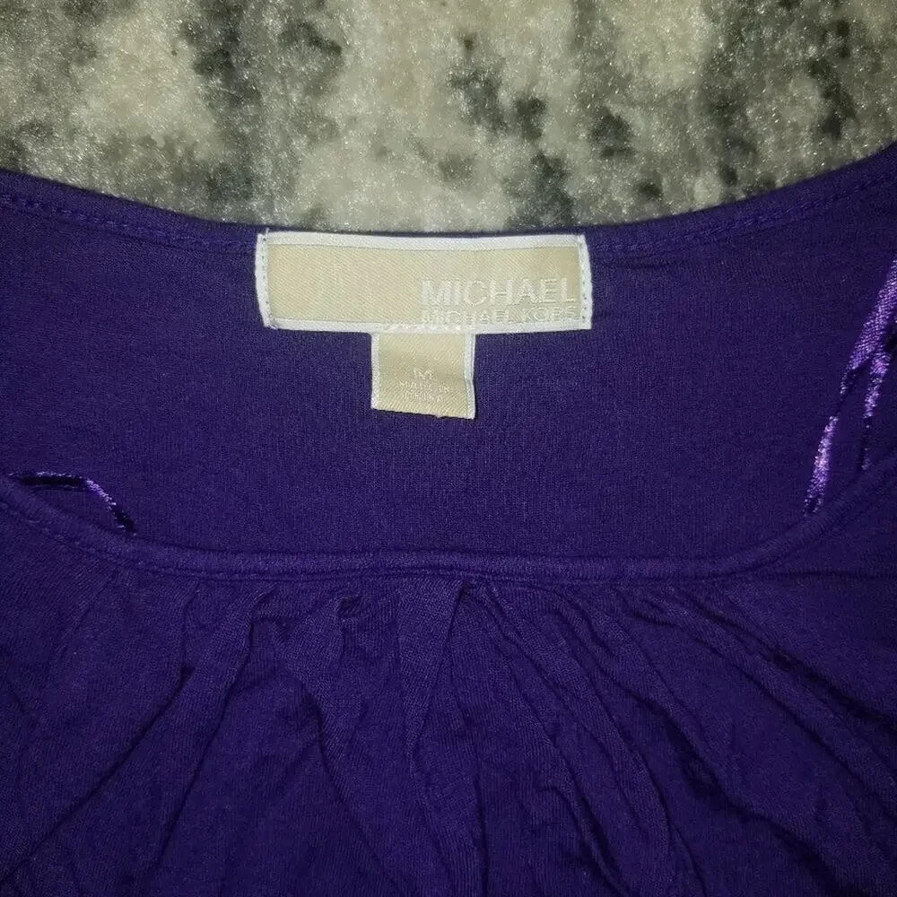 Michael Kors Casual Top Medium ~~ Purple good condition